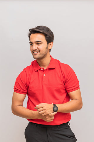 Men's Red Passion Polo T-shirt 001