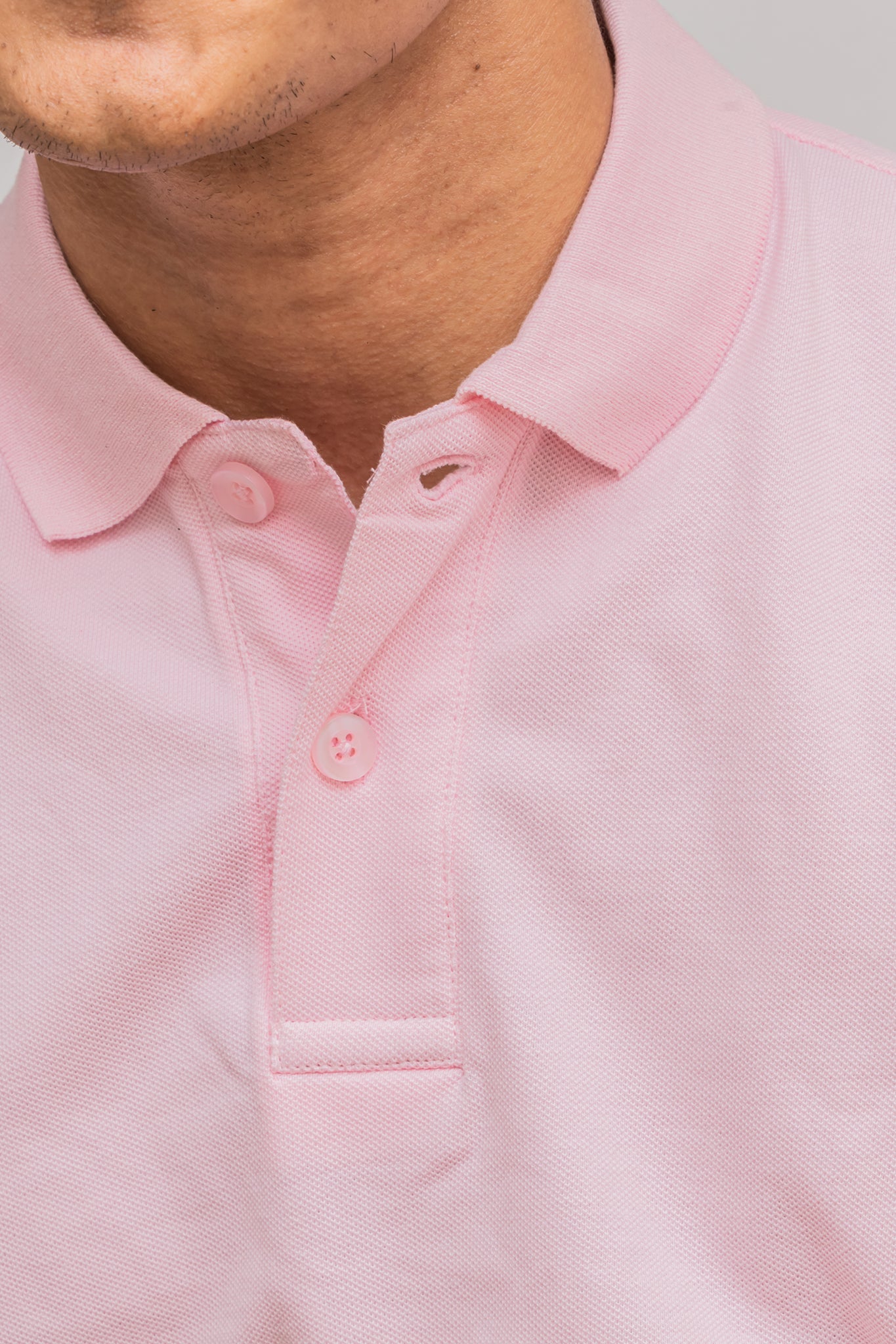 Men's Soft Pink Bliss Polo T-shirt 007