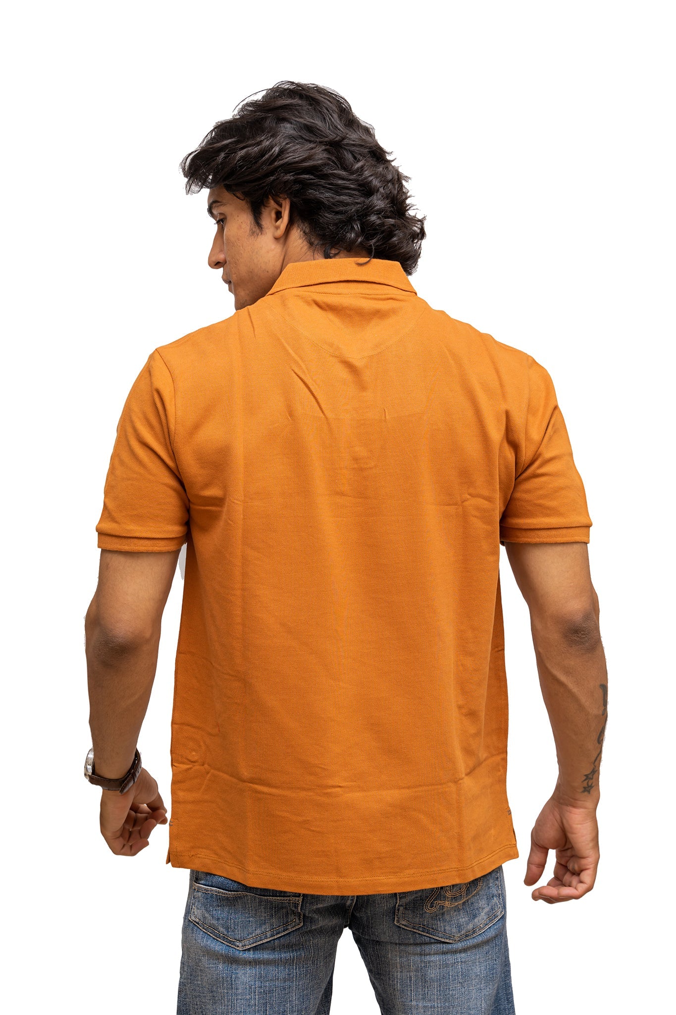 Men's Umber Earthy Polo T-shirt 006