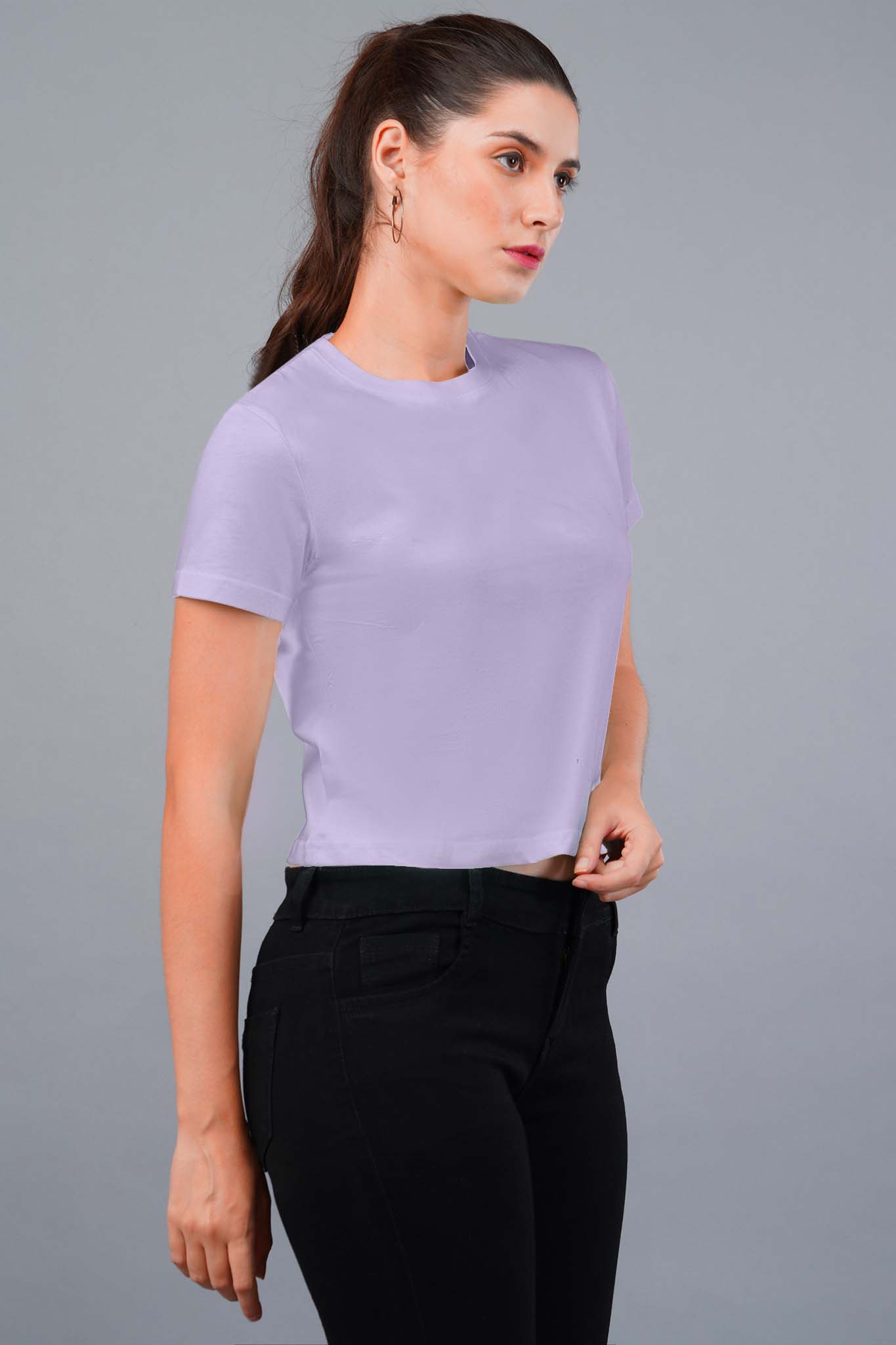 Women's Lilac Dream Crop Top 002