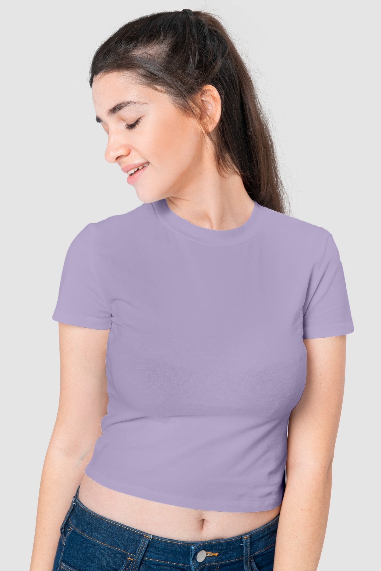 Women's Lilac Dream Crop Top 002