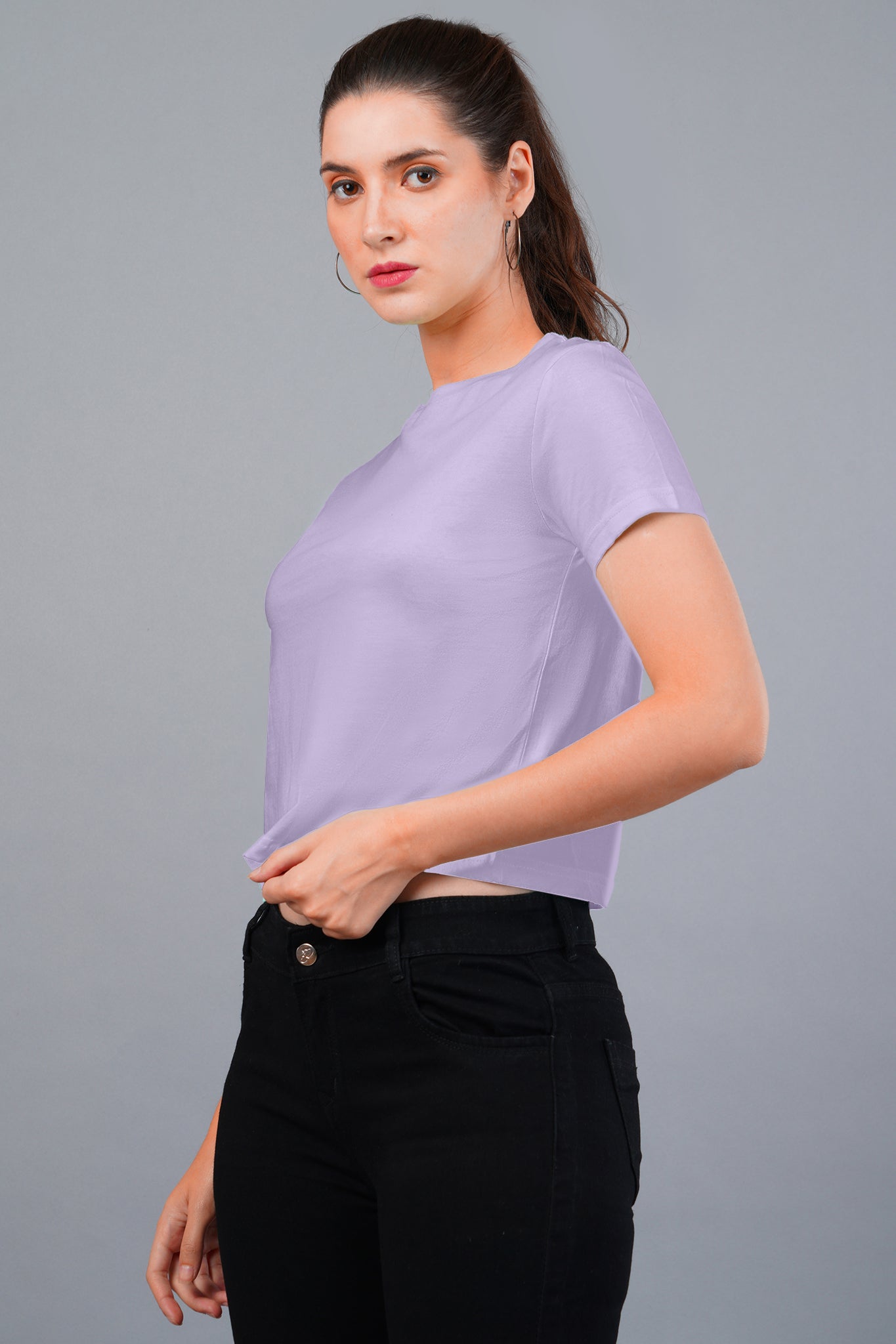 Women's Lilac Dream Crop Top 004