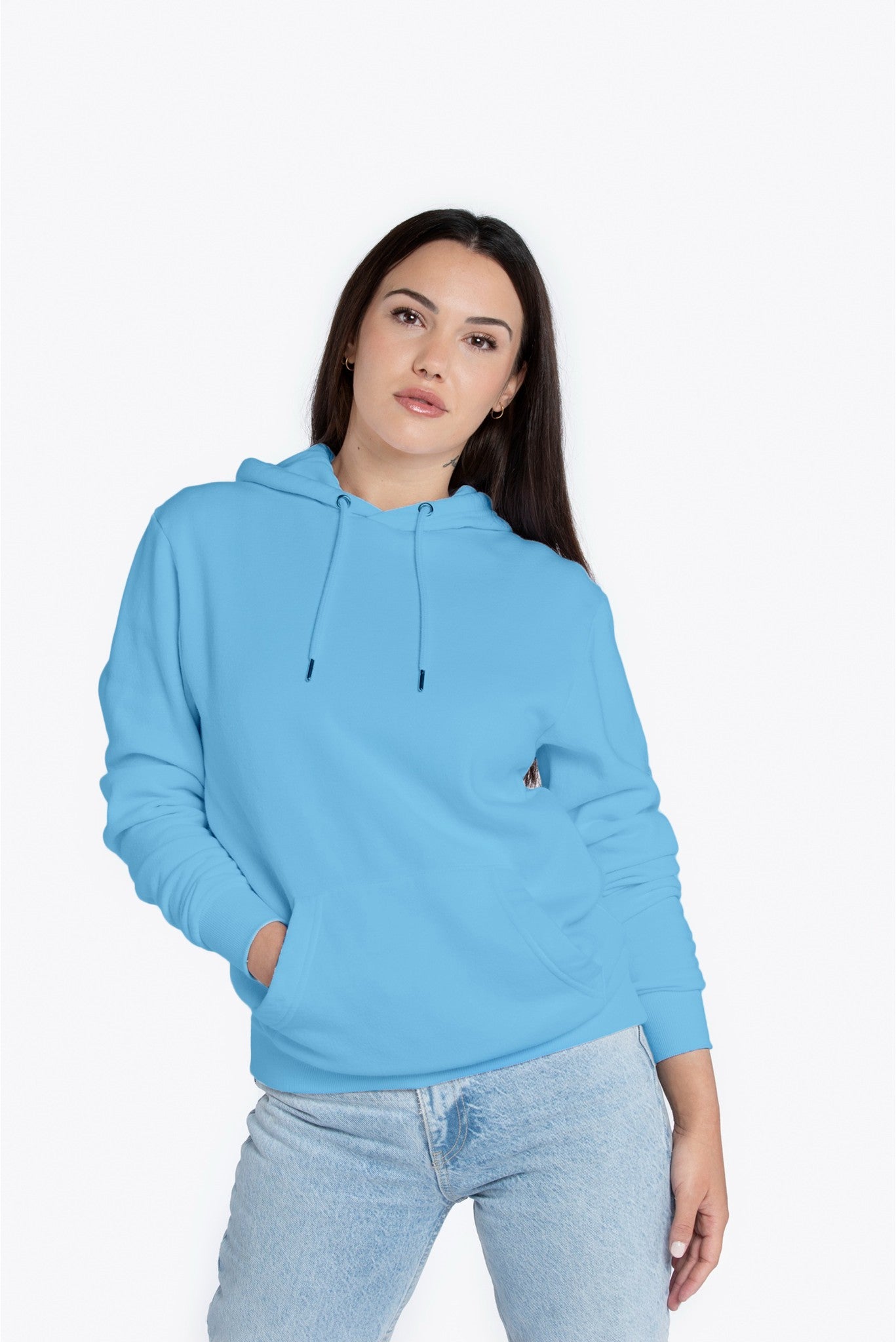 Women's Baby Blue Hoodie 002