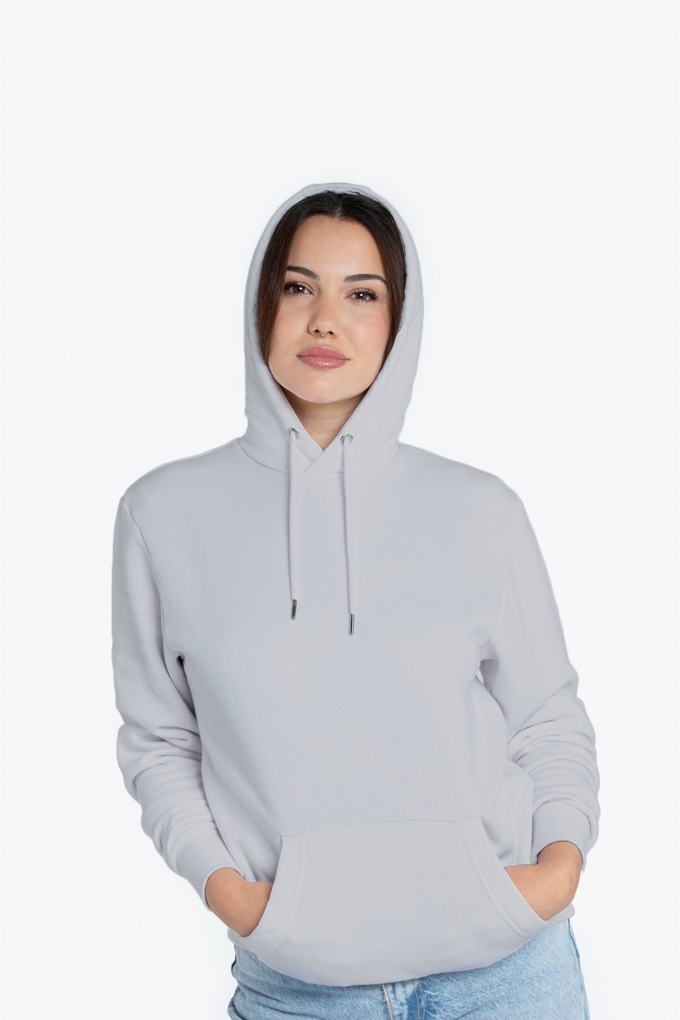 Women's Grey Heather Mist Hoodie 006