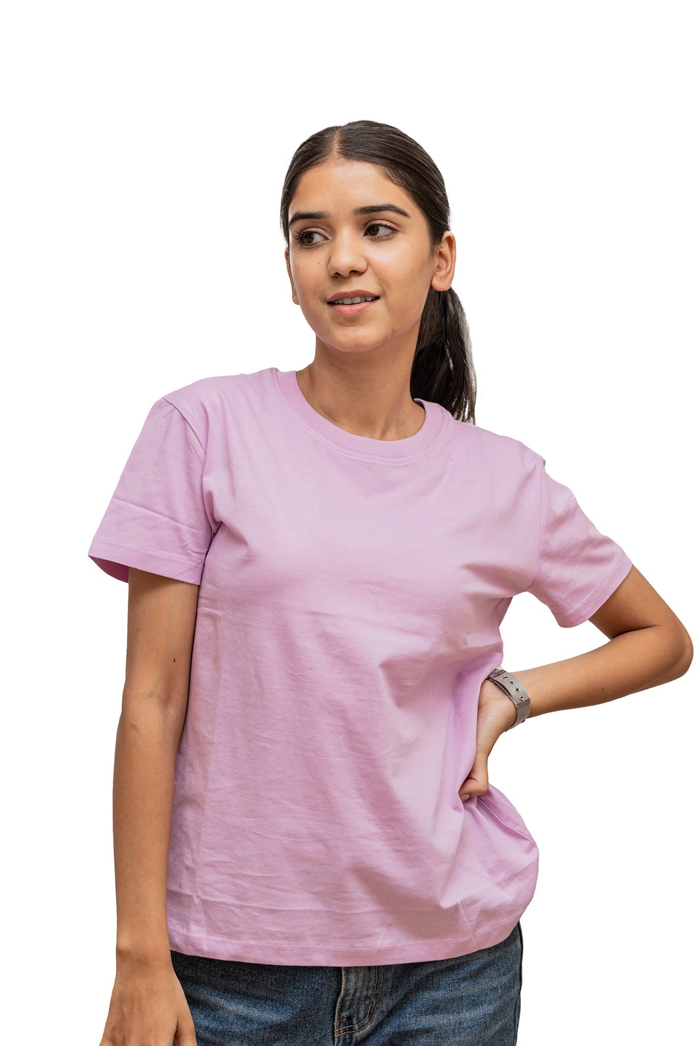 Women's Lilac Dream Plain T-shirt No Other Day 