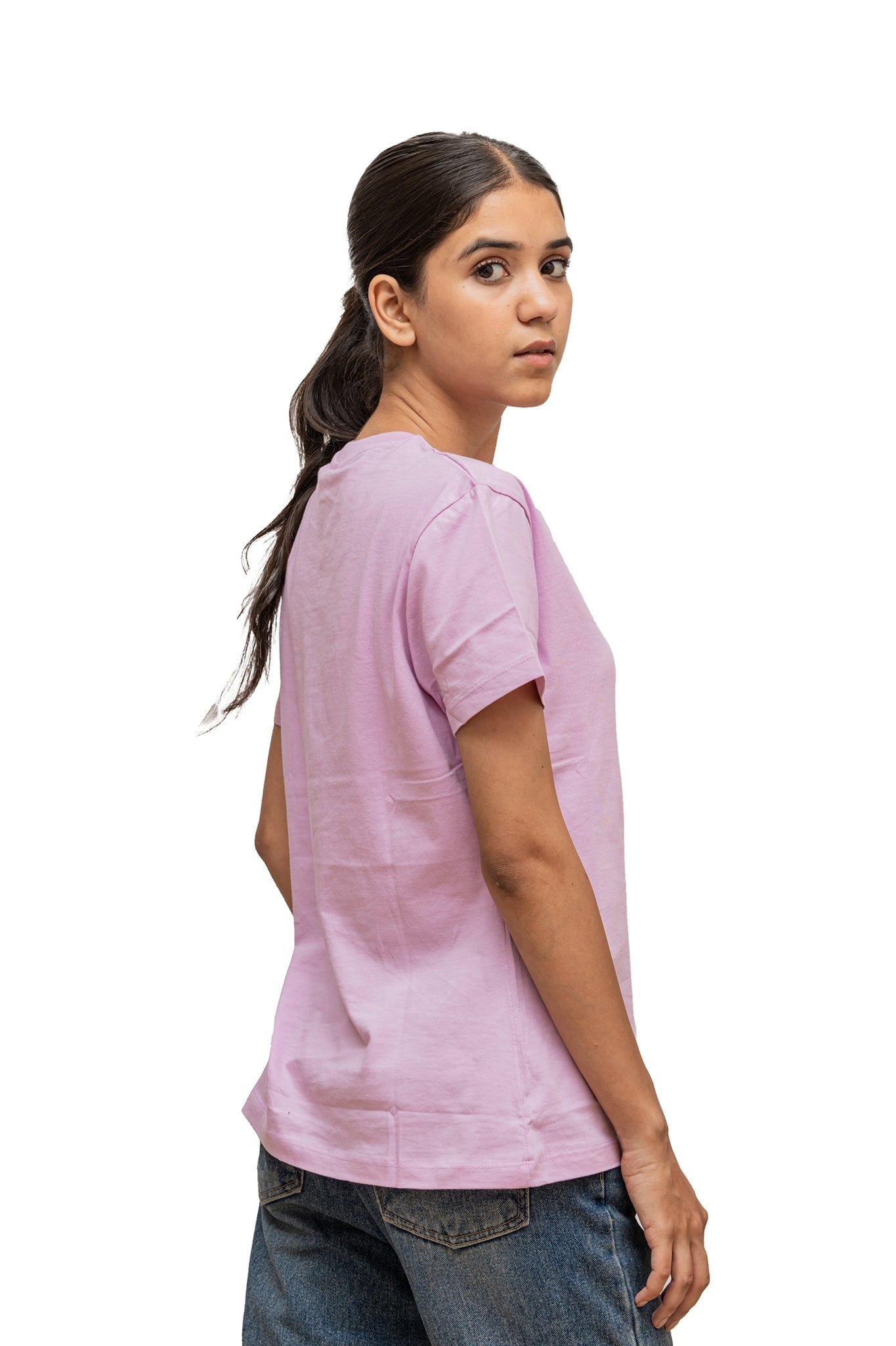 Women's Lilac Dream Plain T-shirt No Other Day 