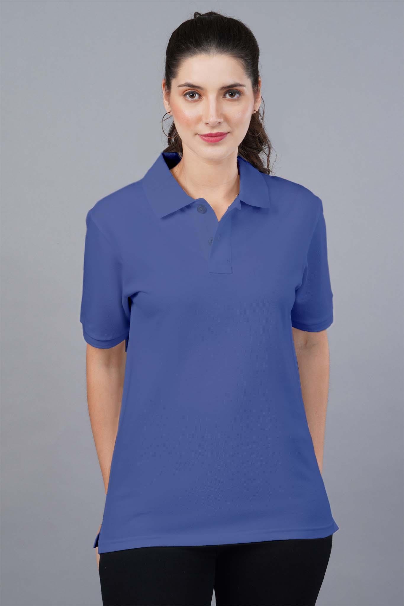 Women's Marlin Blue Polo T-shirt 003