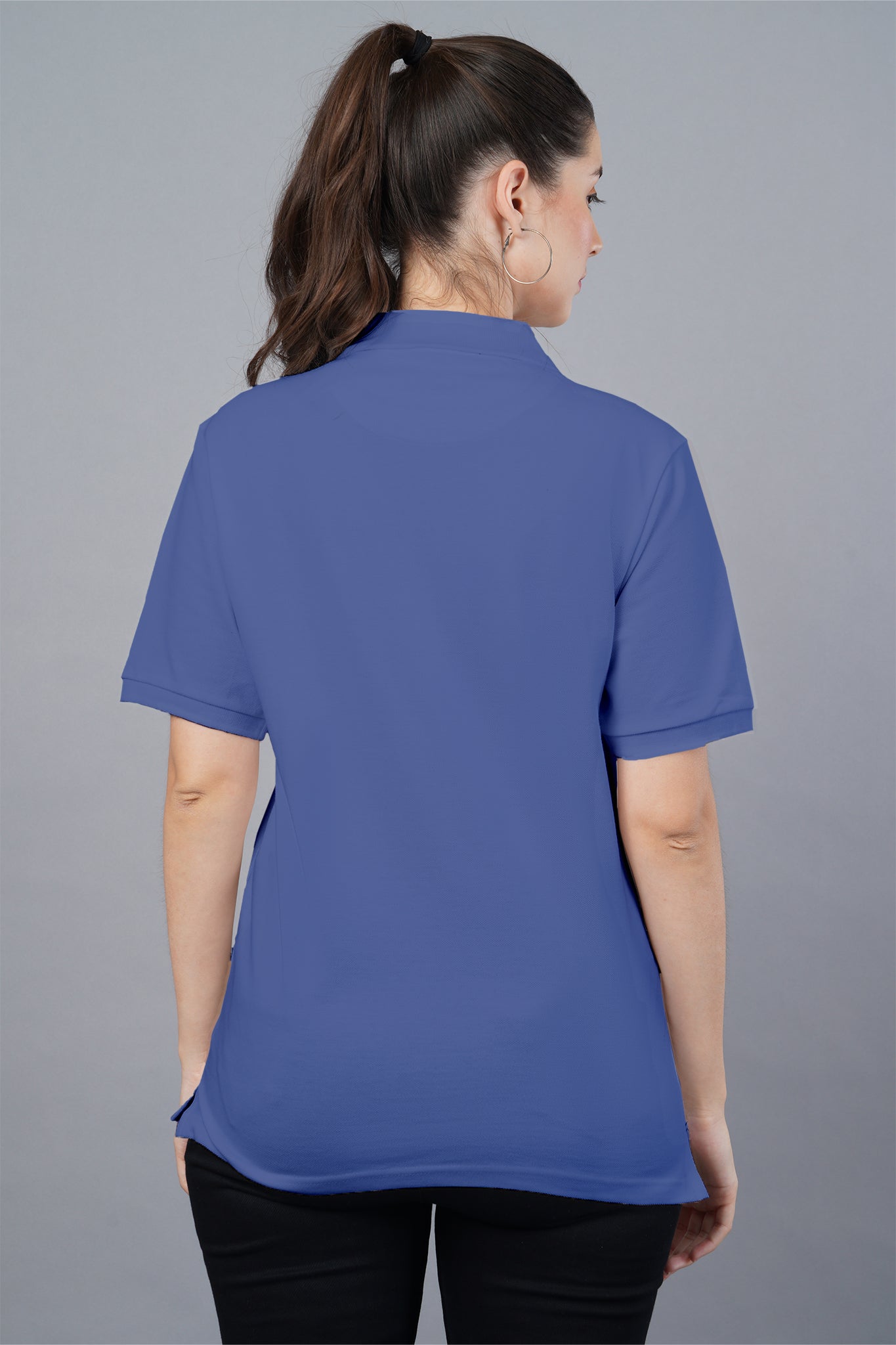 Women's Marlin Blue Polo T-shirt 004