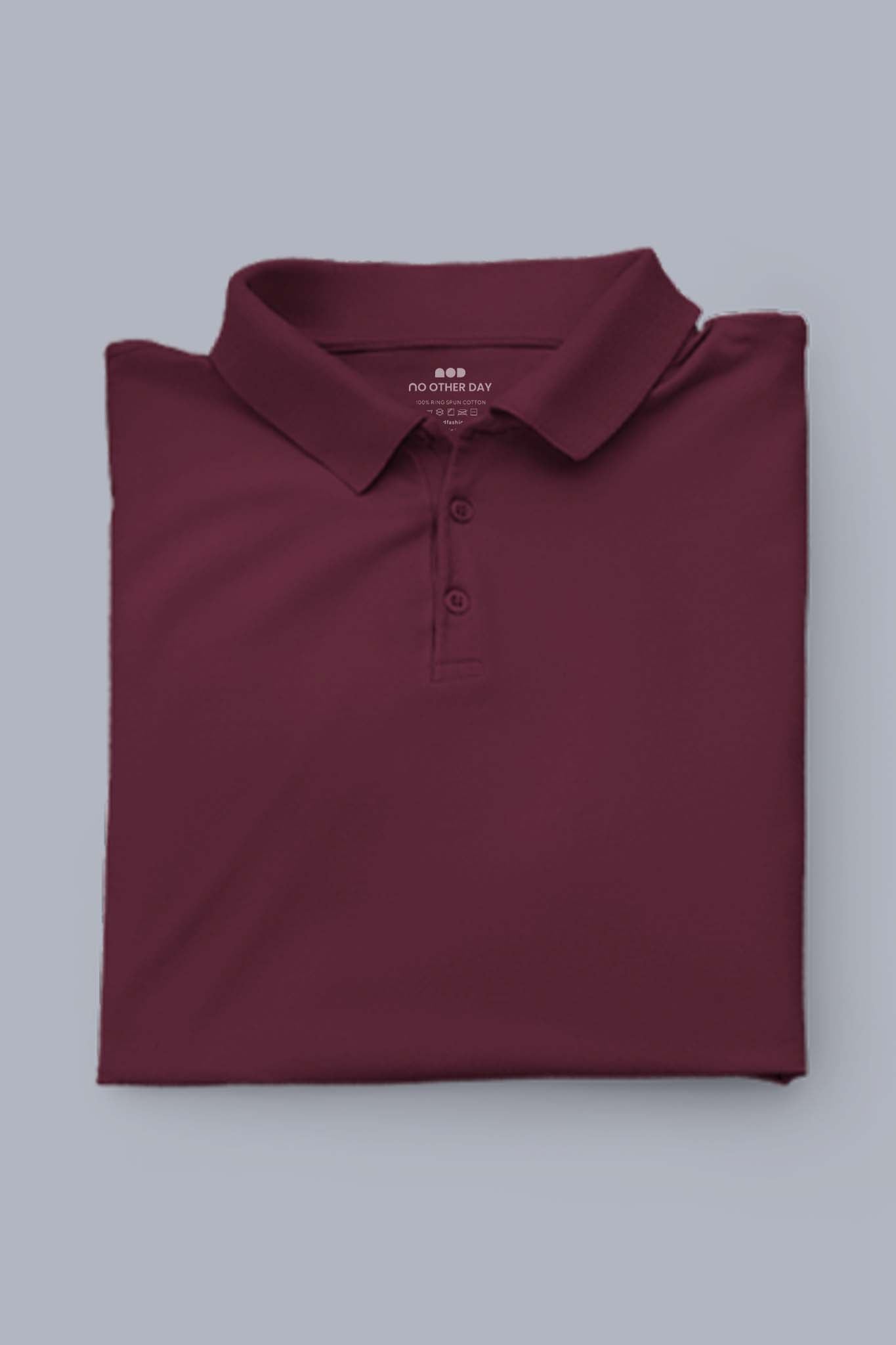 Women's Maroon Wine Polo T-shirt 005