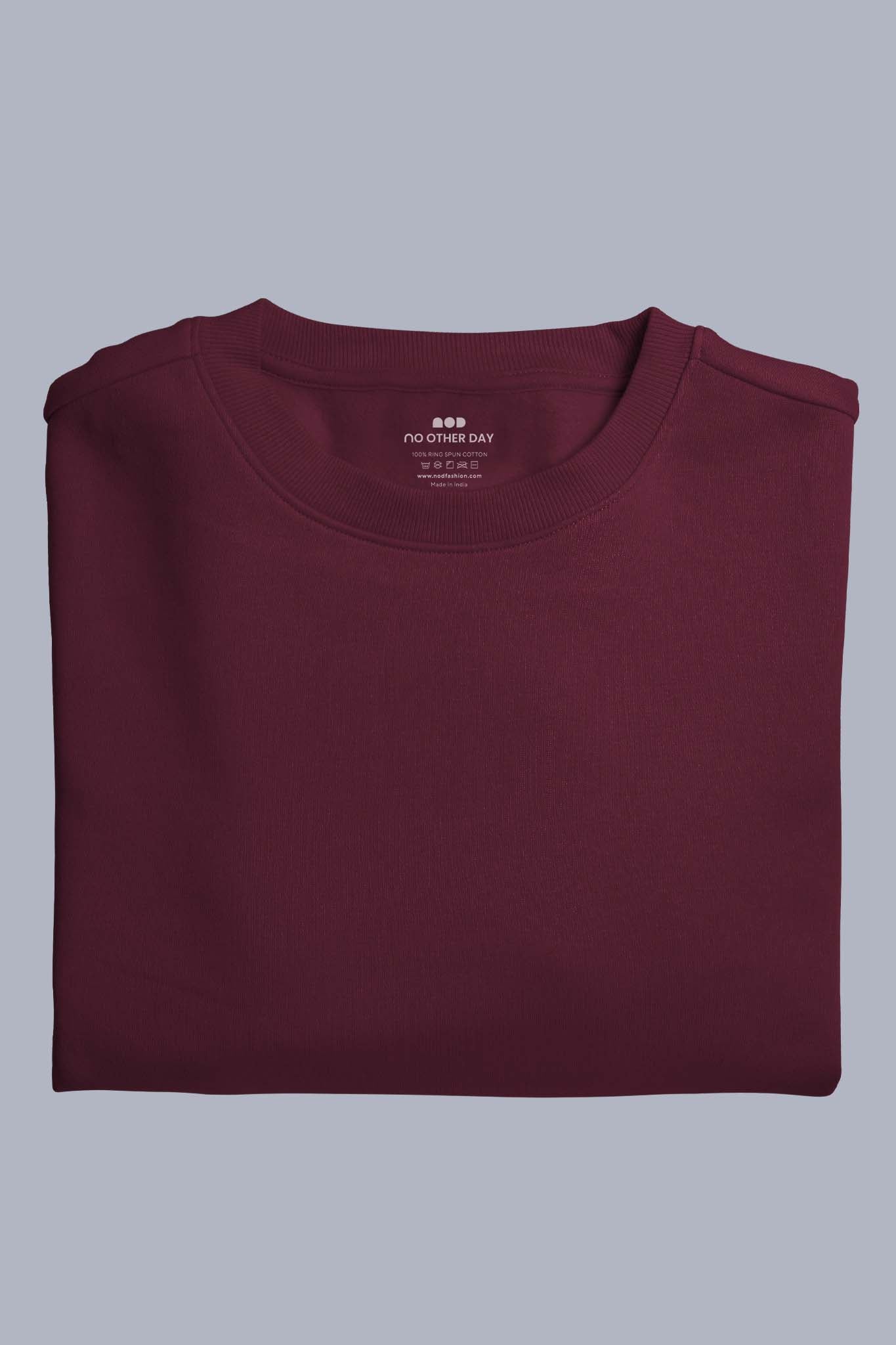 Women's Maroon Wine Sweatshirt 005