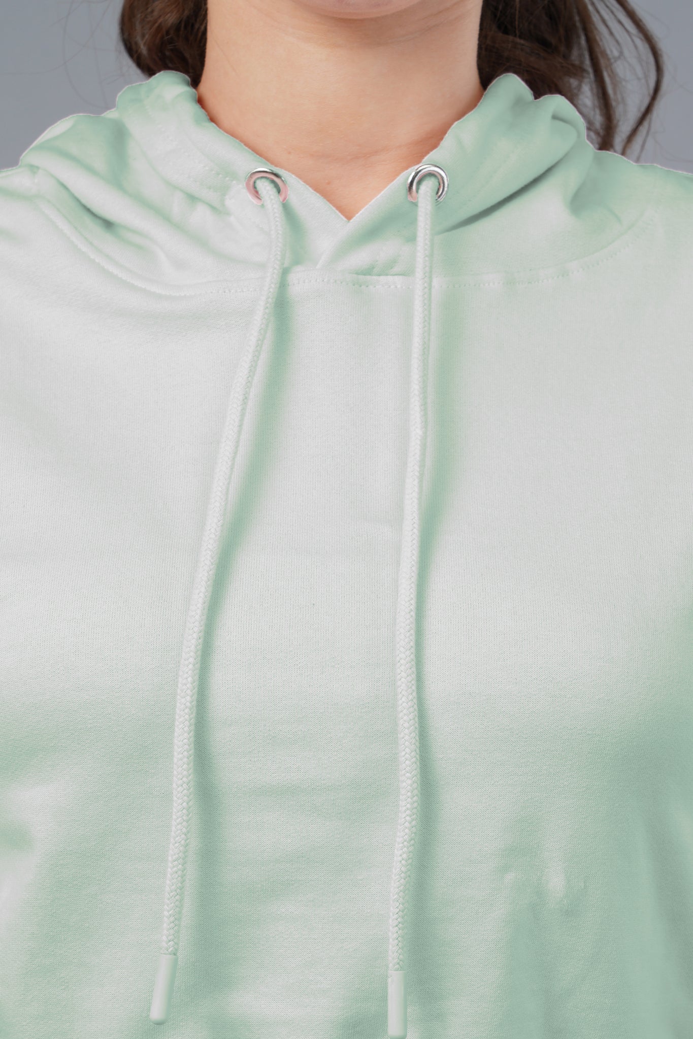 Women's Mint Mojito Crop Hoodie 005