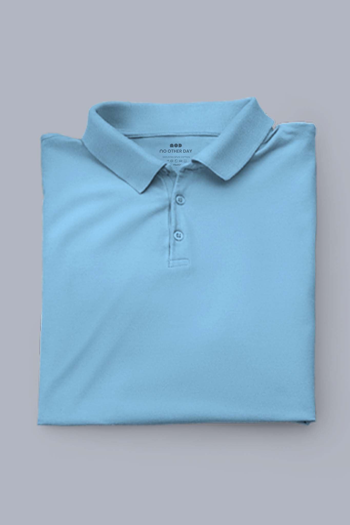 Women's Ocean Blue Serenity Polo T-shirt 005