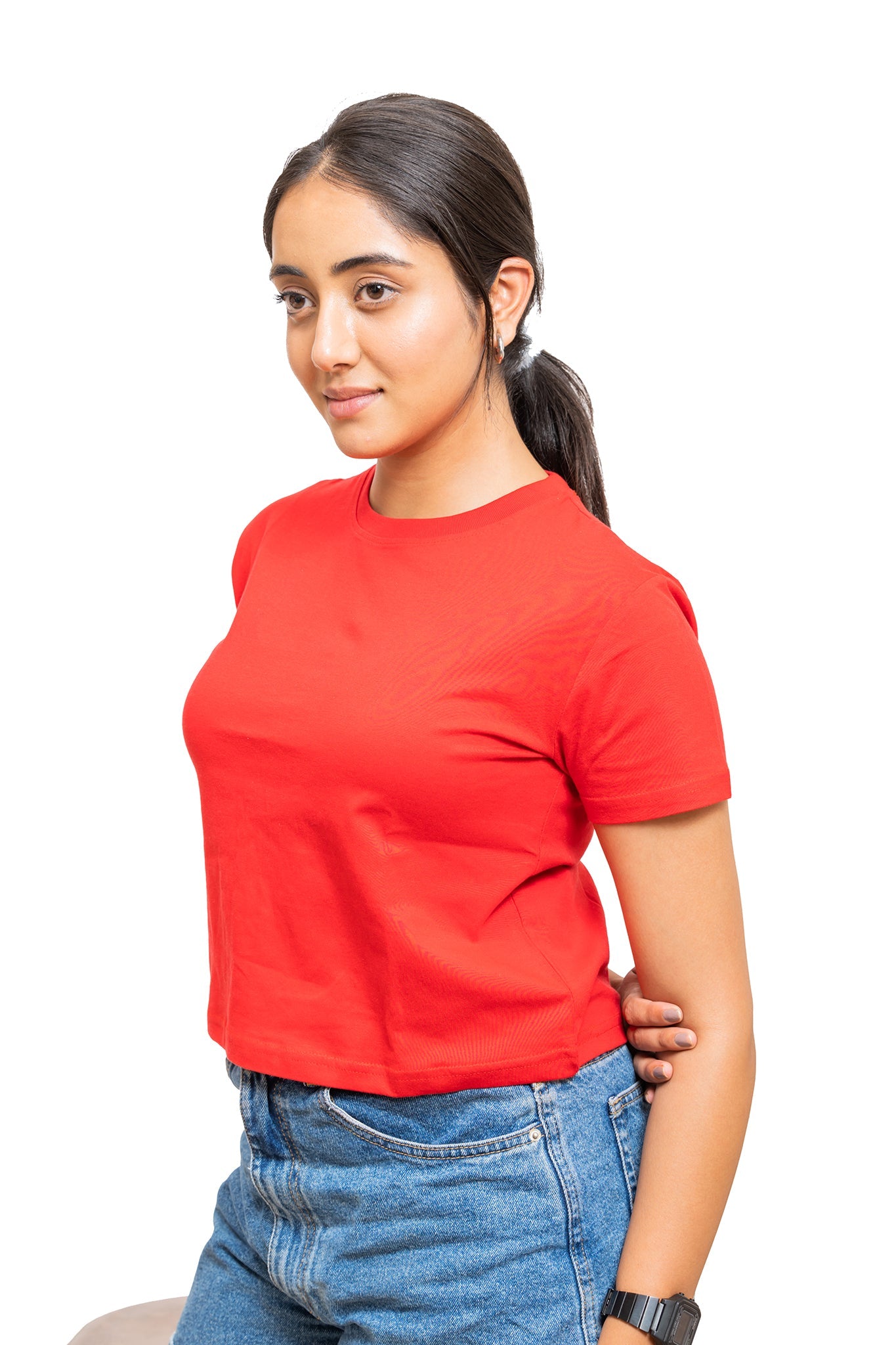 Women's Red Passion Crop Top 003