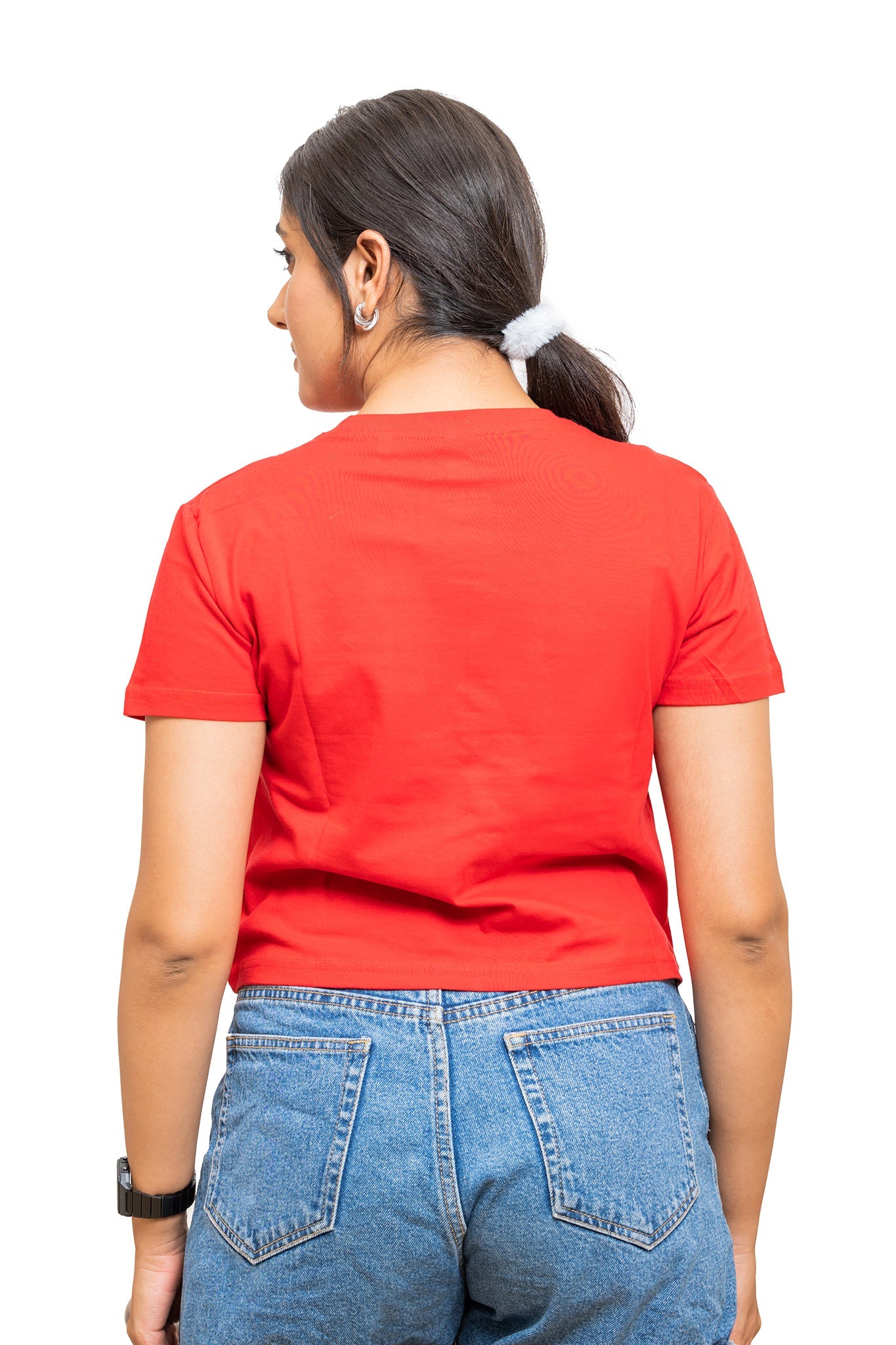 Women's Red Passion Crop Top 005