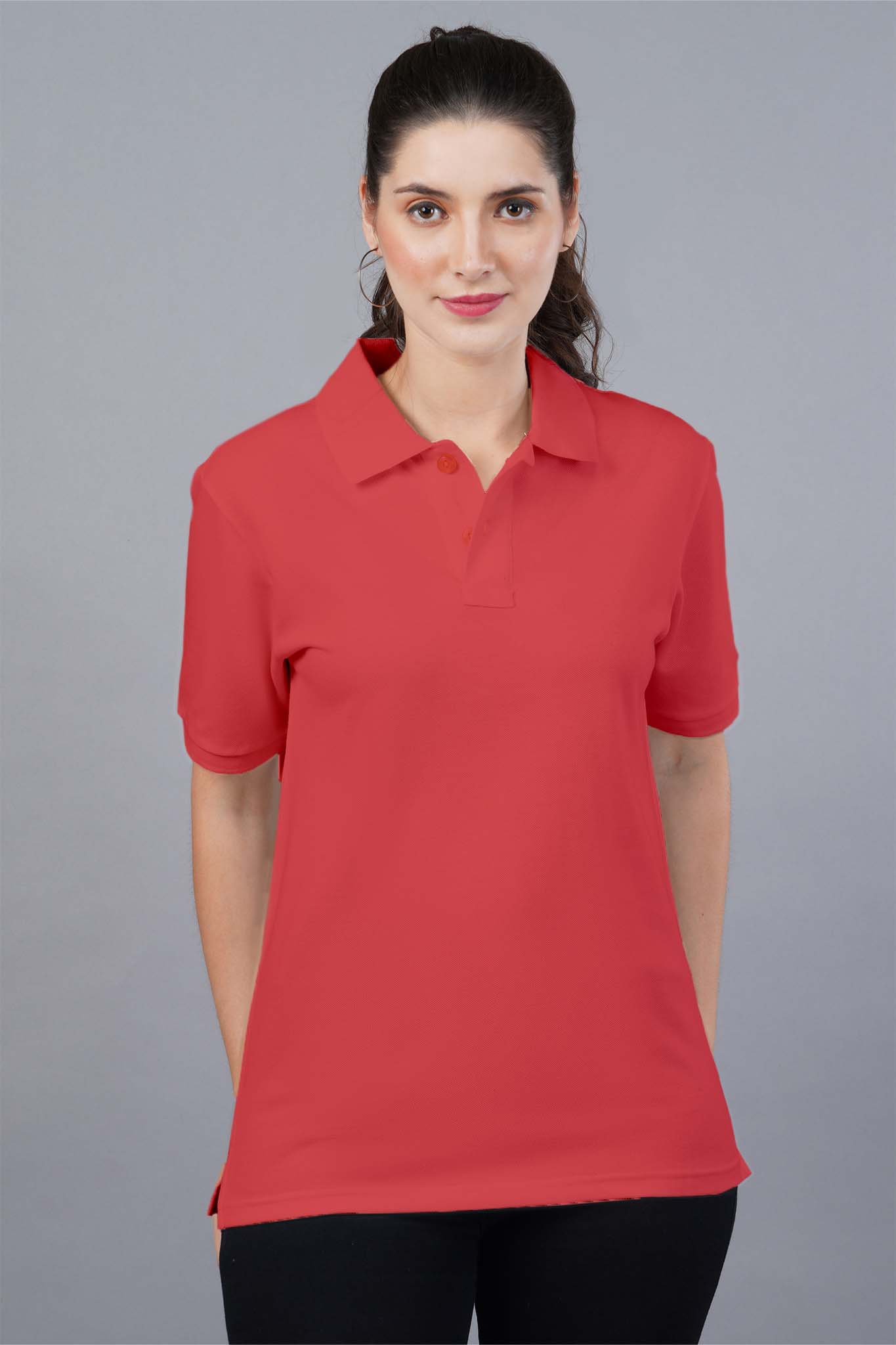 Women's Red Passion Polo T-shirt 003