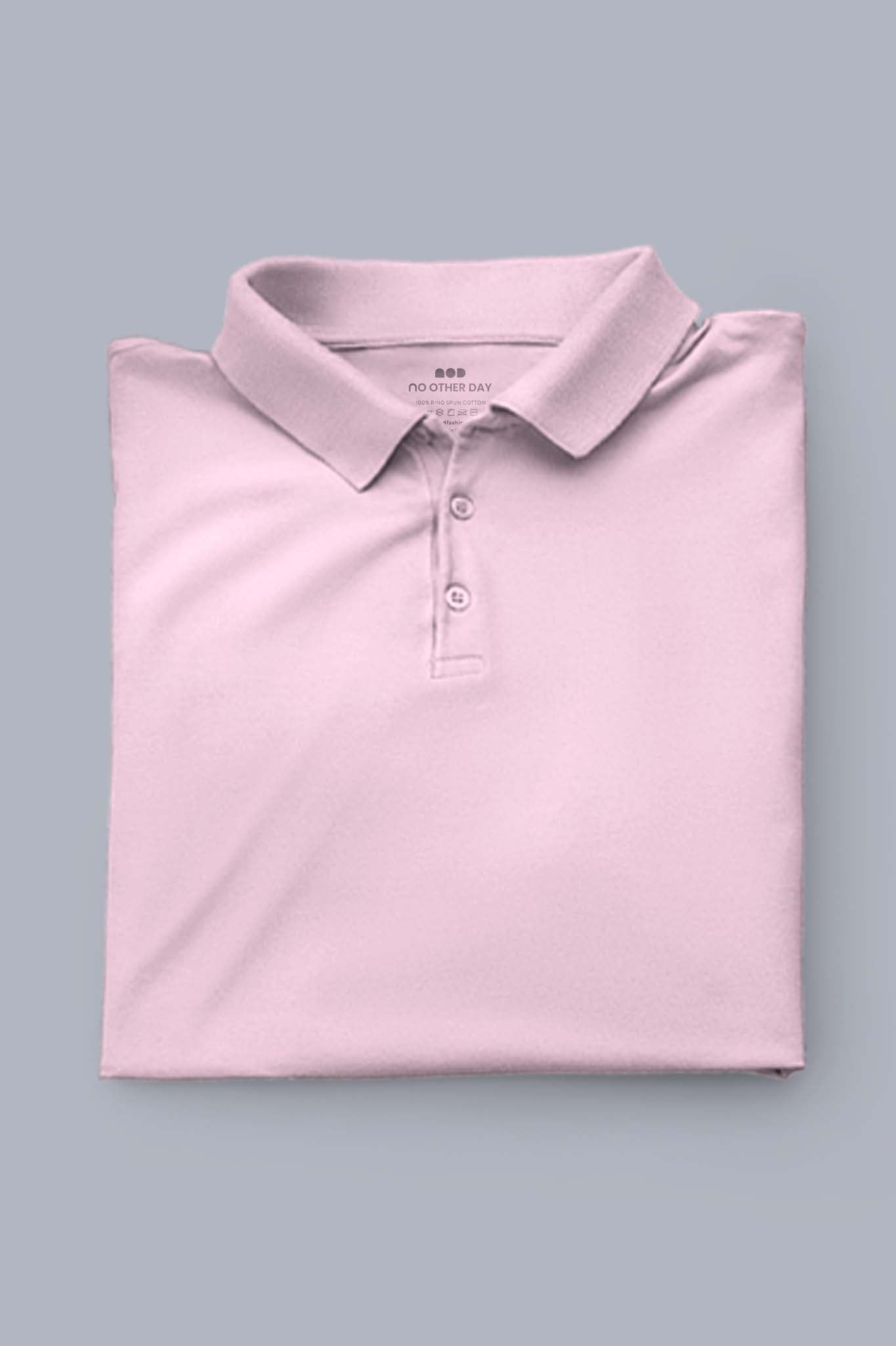 Women's Soft Pink Bliss Polo T-shirt 005