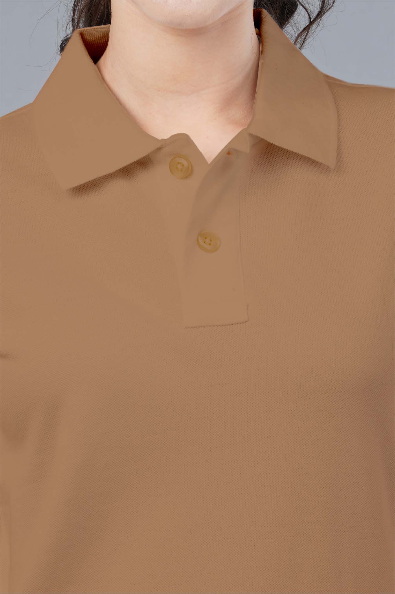 Women's Umber Earthy Polo T-shirt 004