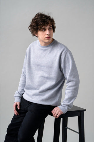 Men's Grey Heather Mist Sweatshirt 001