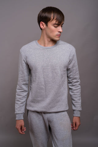 Men's Grey Heather Mist Sweatshirt 001