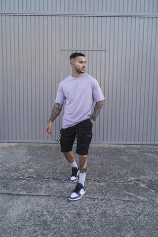 Men's Lilac Dream Oversized T-shirt 001