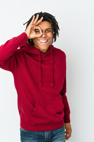 Men's Maroon Wine Hoodie 001