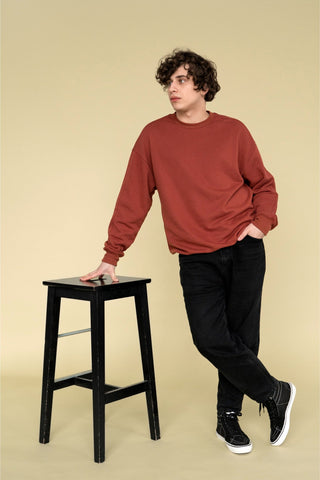 Men's Maroon Wine Sweatshirt 001