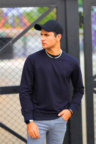 Men's Navy Blue Regal Sweatshirt 001