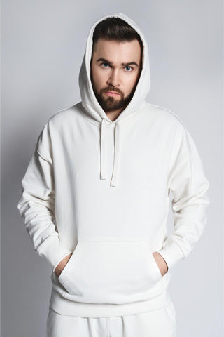 Men's White Elegance Hoodie 001