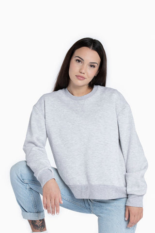 Women's Grey Heather Mist Sweatshirt 001