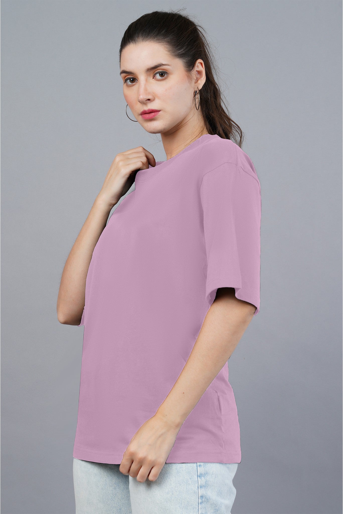 Women's Lilac Dream Oversized T-shirt 005