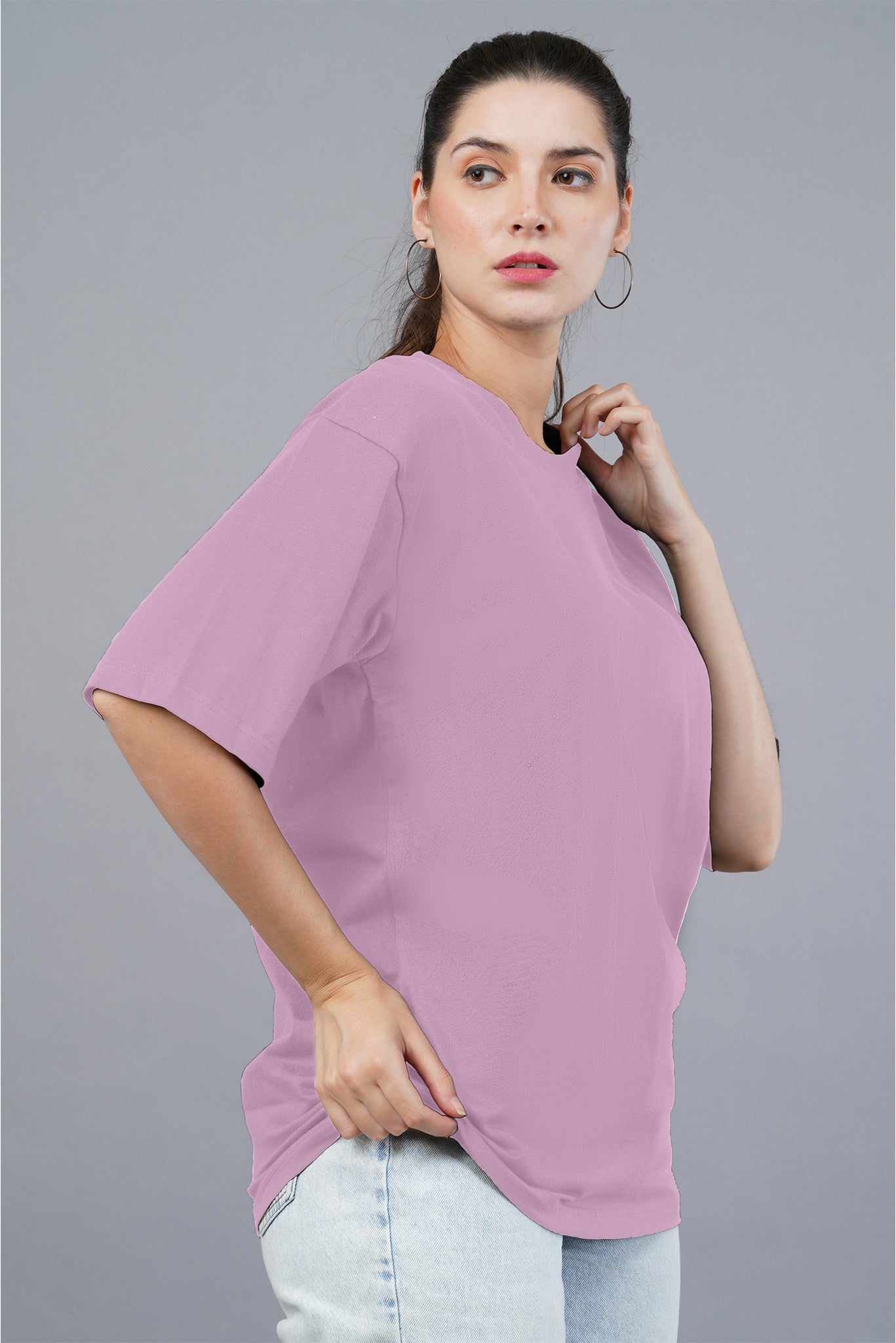 Women's Lilac Dream Oversized T-shirt 006