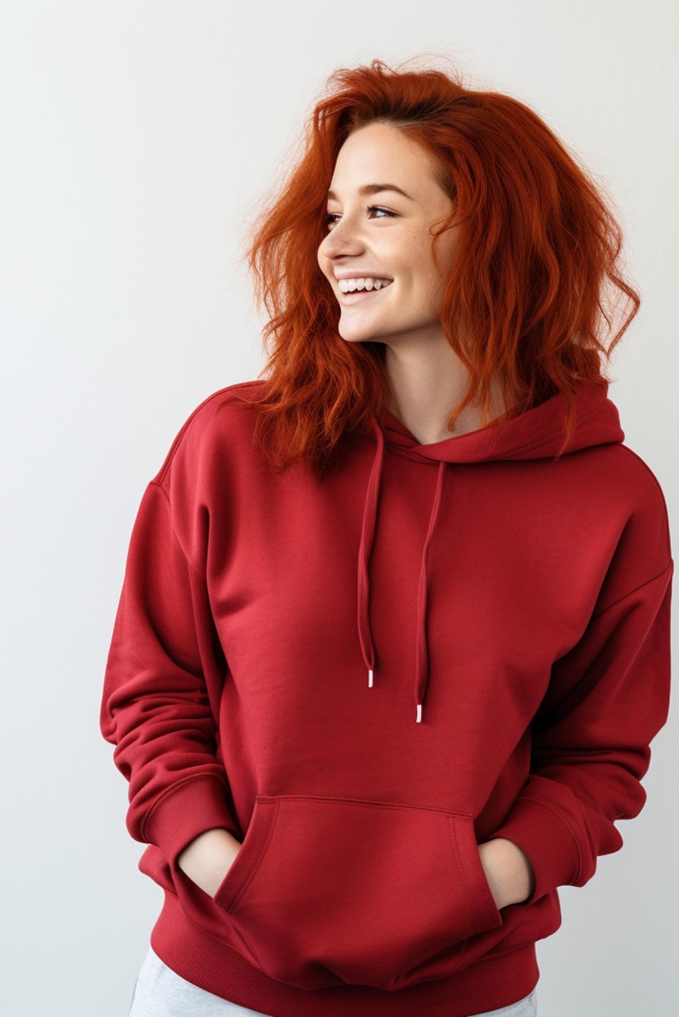 Women's Maroon Wine Hoodie 001