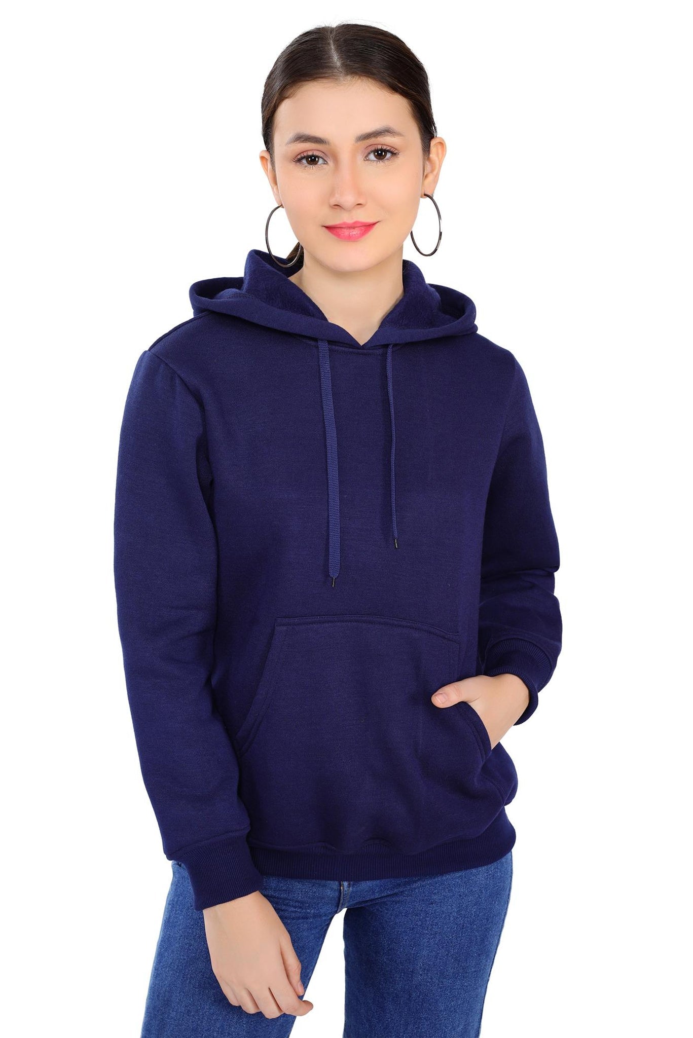 Women's Navy Blue Regal Hoodie 001