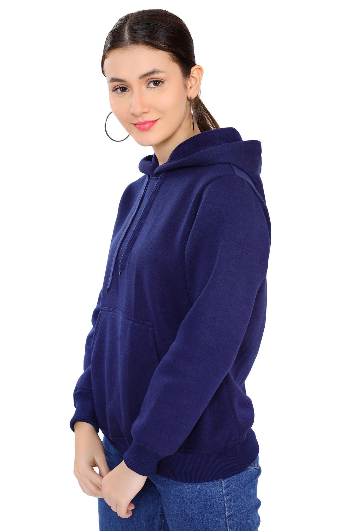 Women's Navy Blue Regal Hoodie 002