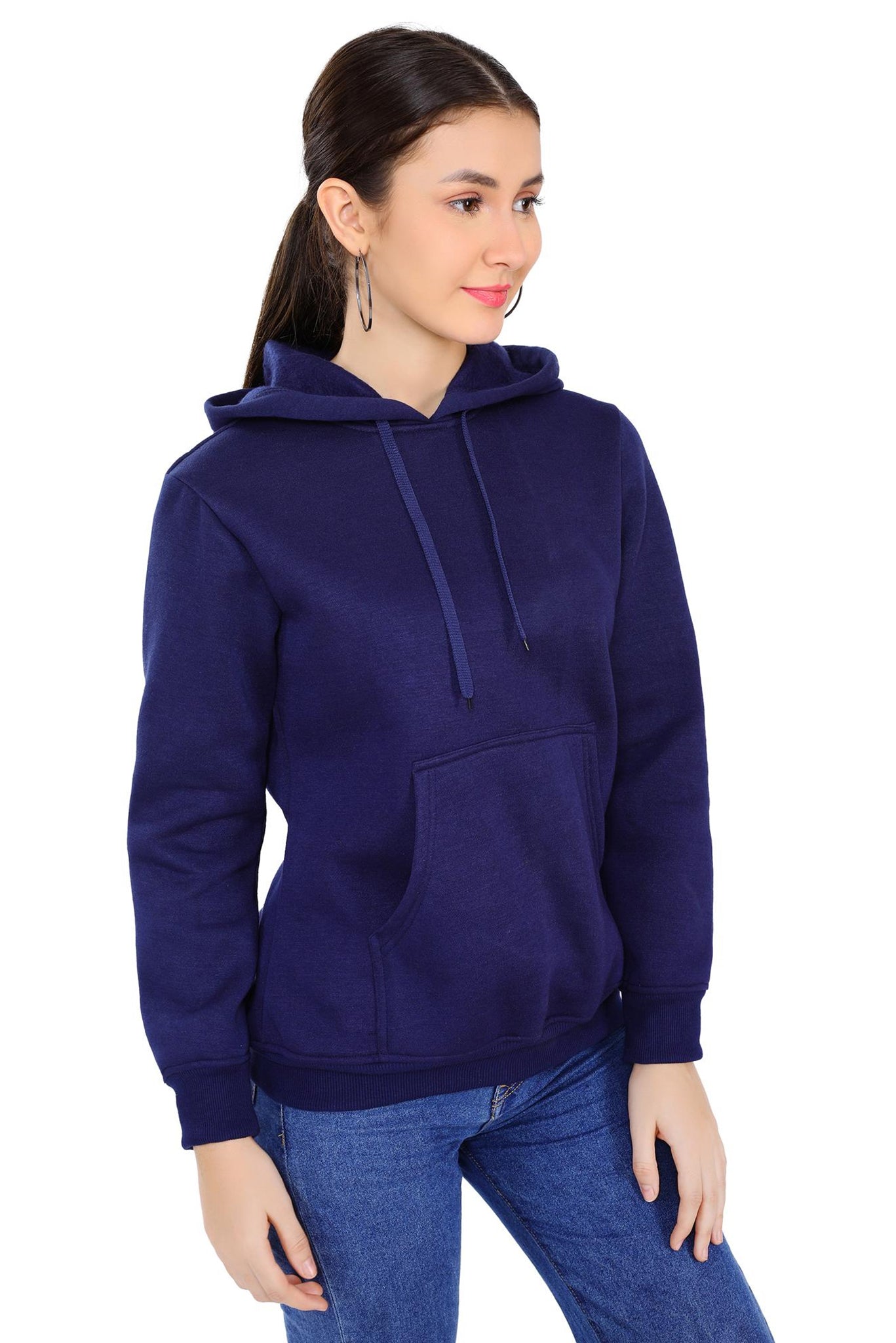 Women's Navy Blue Regal Hoodie 003