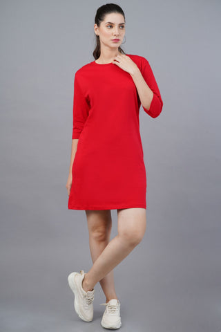 Women's Red Passion Long Top 001