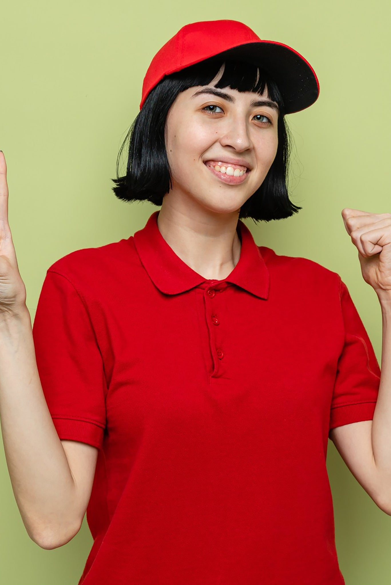 Women's Red Passion Polo T-shirt 001