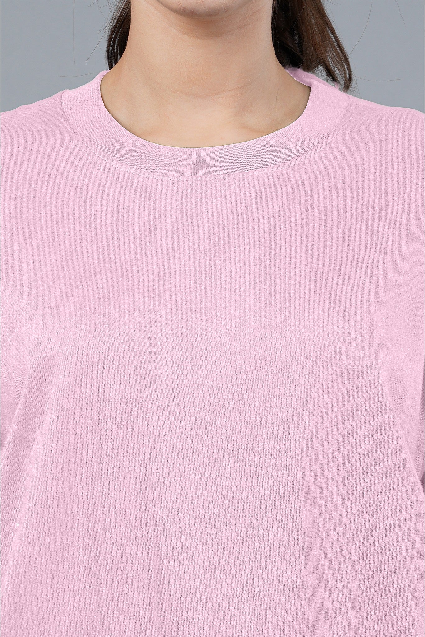 Women's Soft Pink Bliss Oversized T-shirt 005