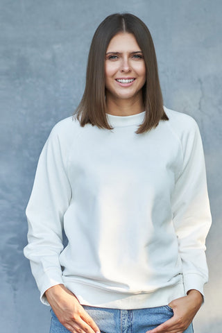 Women's White Elegance Sweatshirt 001